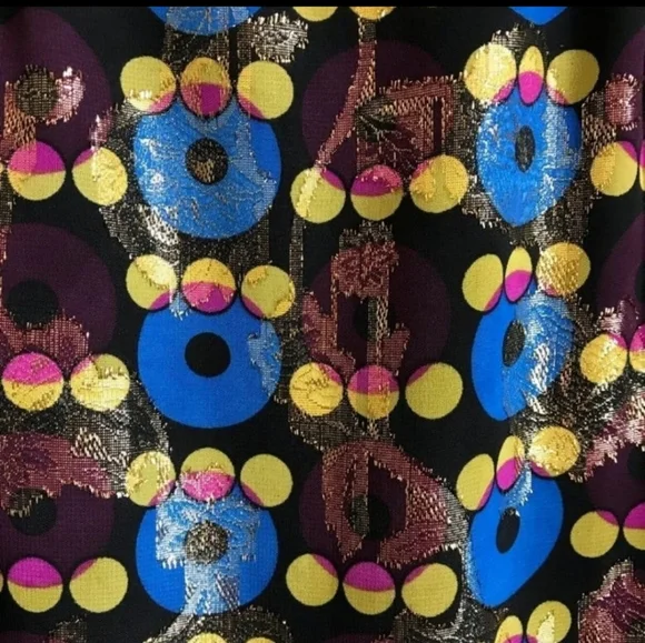 Anna Sui Metallic Dress - NWOT - Picture 3 of 6